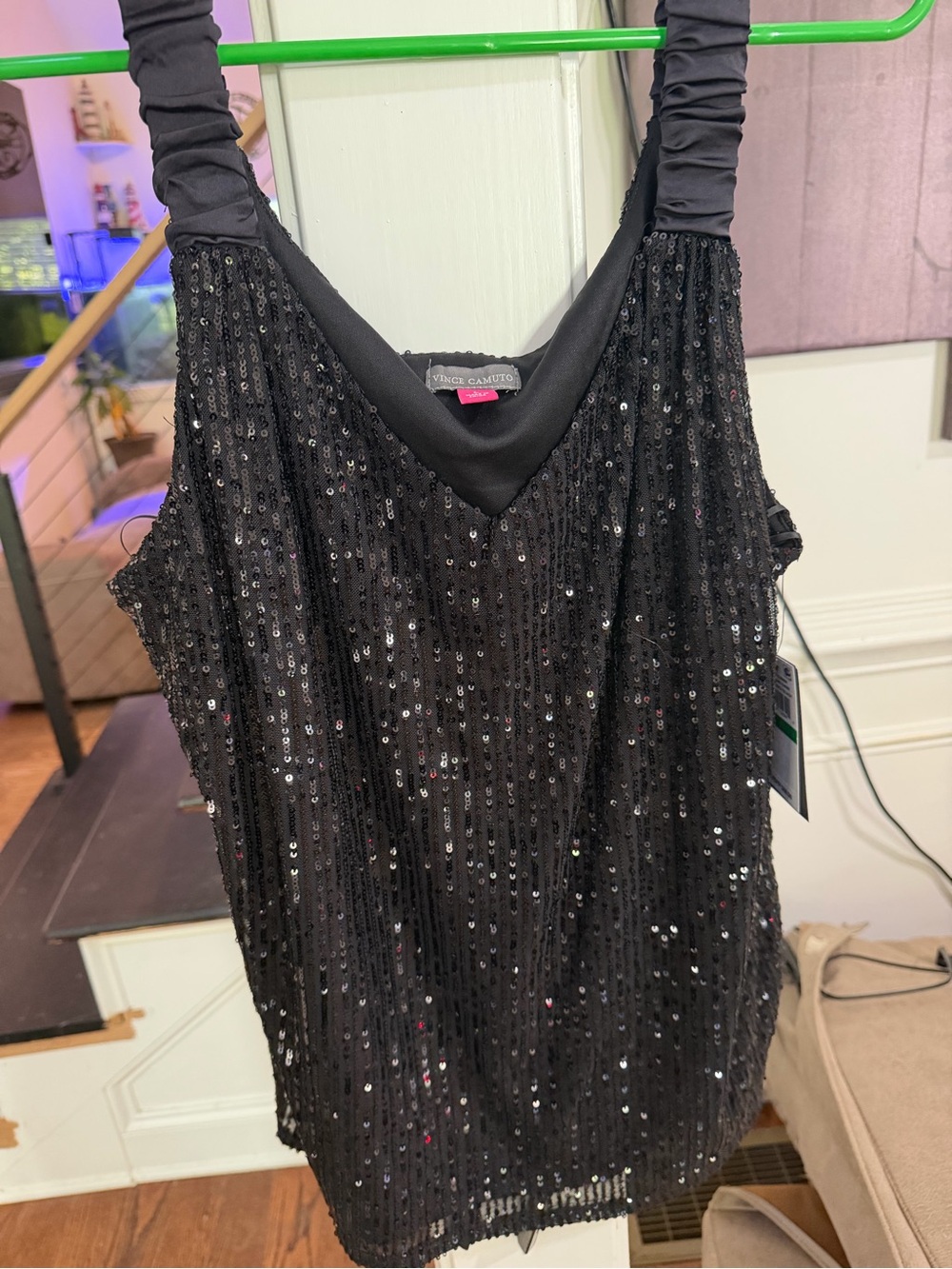 Black shimmer top 0010